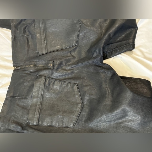 GAP 1969 Coated Always Skinny Skimmer Jeans, Back Zip, Sz 28 Inseam 29” - Picture 4 of 9